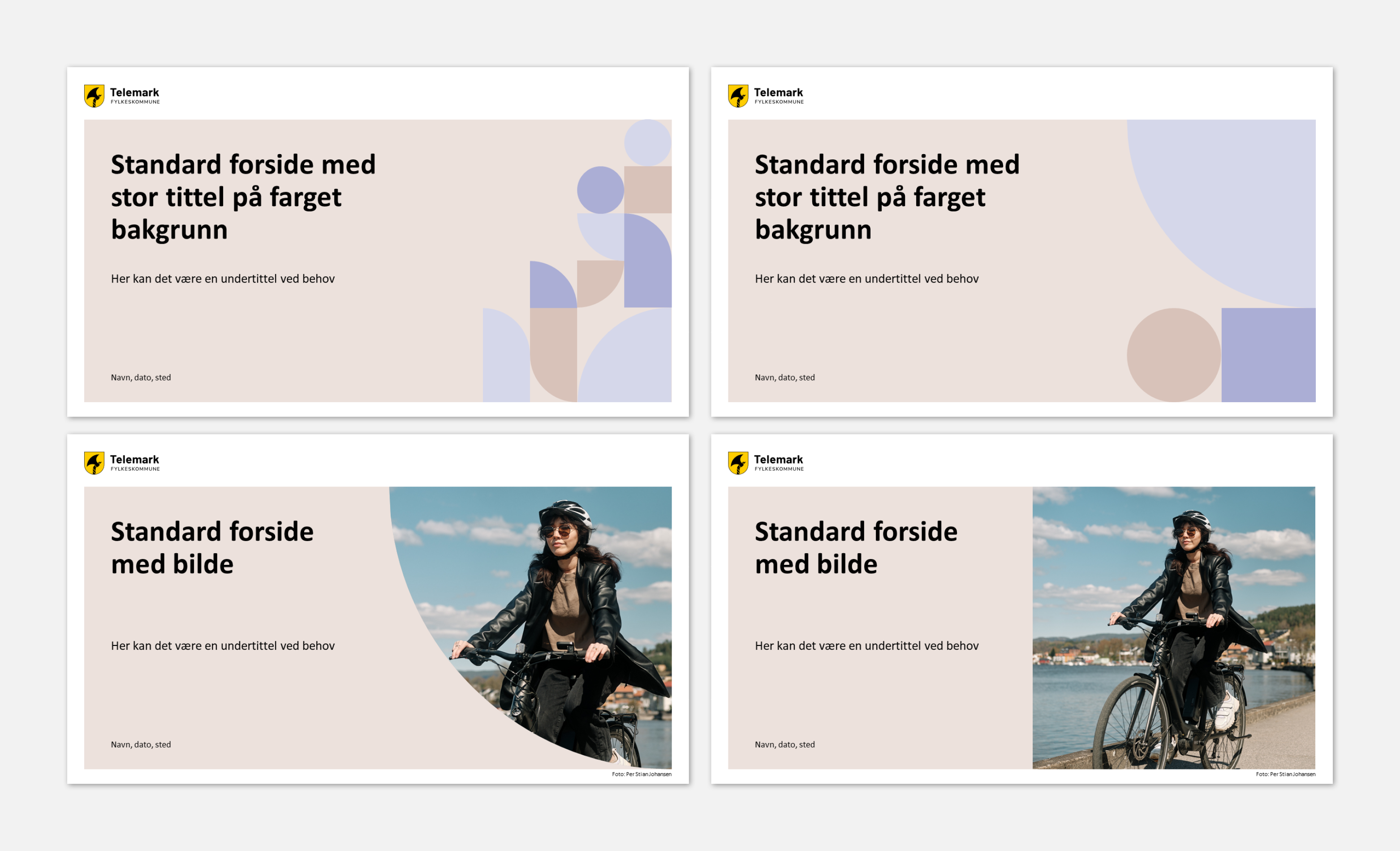 PowerPoint Presentasjonsmal Telemark Fylkeskommune
