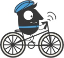 Helt grønn skolevei logo