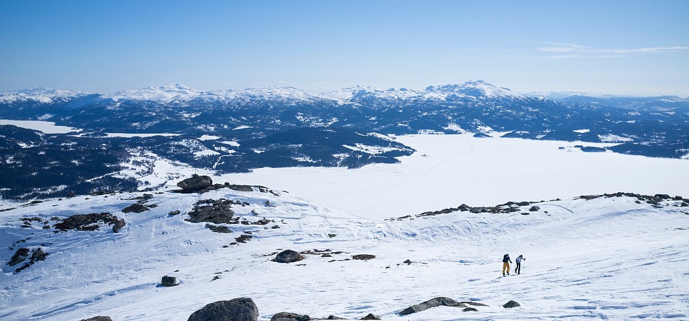 To skigåere på høyfjellet