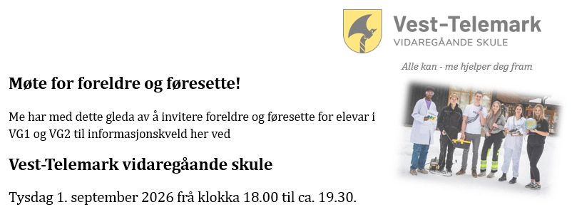 Innkalling til samarbeidsmøte heim og skule