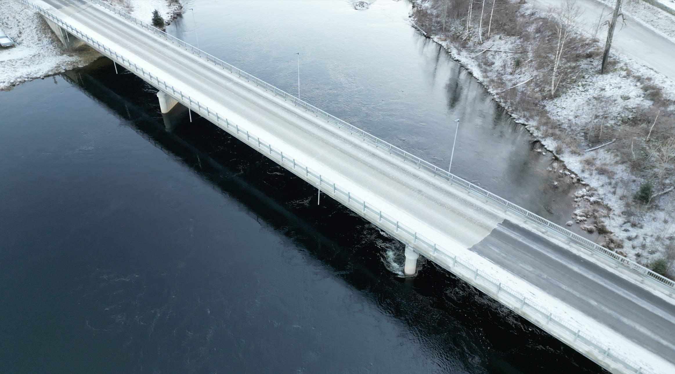 Kirkevold bru sett fra lufta