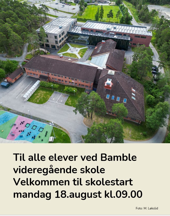 Bamble vgs skolebygg