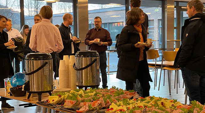 Frokost for bransjen på Porsgrunn videregående skole