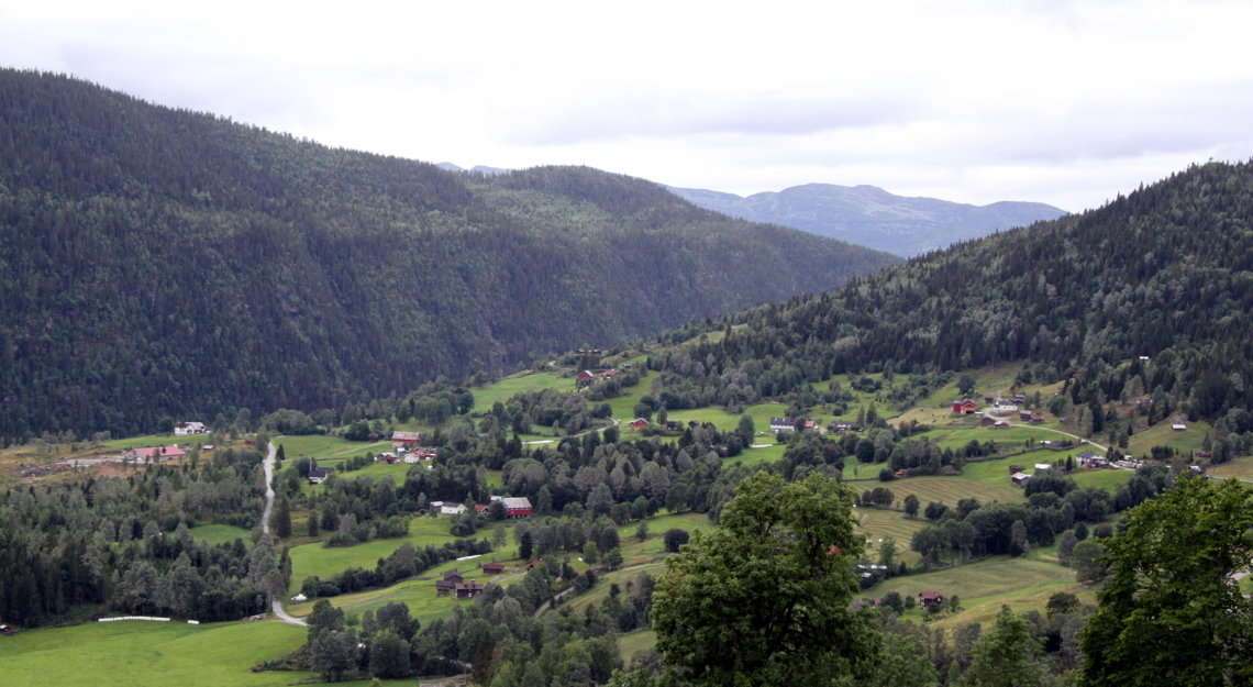Kulturlandskap med flere gårdstun