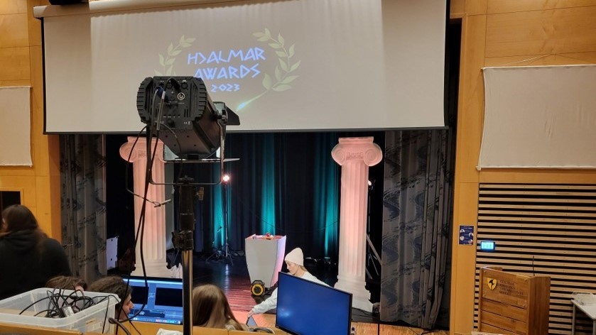 Scenen på Hjalmar Awards